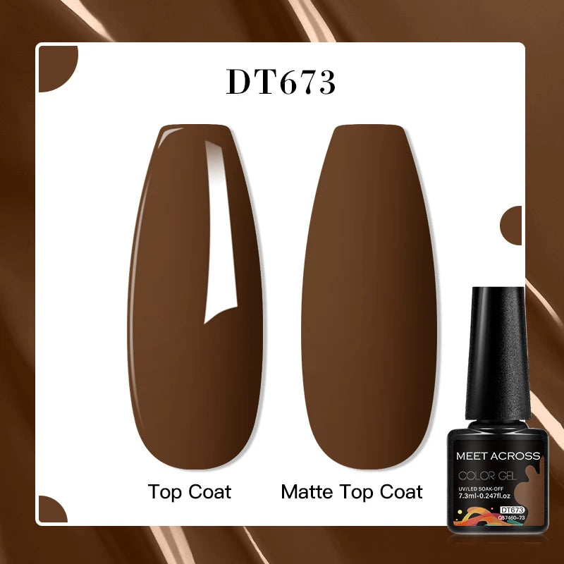 MEET ACROSS 7ml Porcelain White Cat Eye Gel Polish Holographic Glitter Magnetic Galactic Effect Gel Nail Polish Soak Off UV Gel