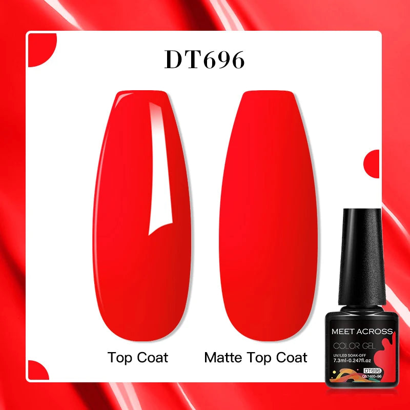 MEET ACROSS 7ml Porcelain White Cat Eye Gel Polish Holographic Glitter Magnetic Galactic Effect Gel Nail Polish Soak Off UV Gel