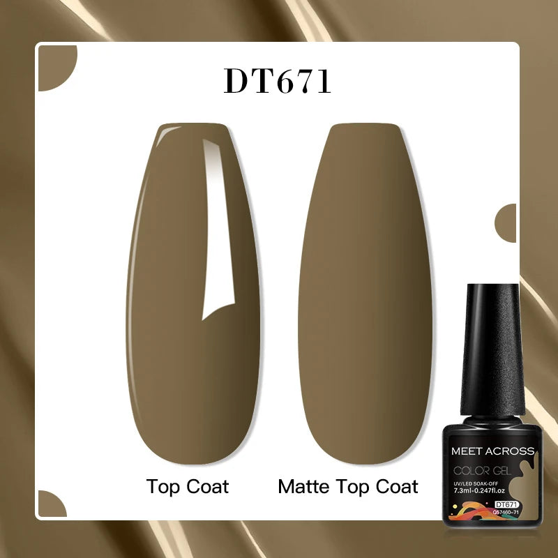 MEET ACROSS 7ml Porcelain White Cat Eye Gel Polish Holographic Glitter Magnetic Galactic Effect Gel Nail Polish Soak Off UV Gel