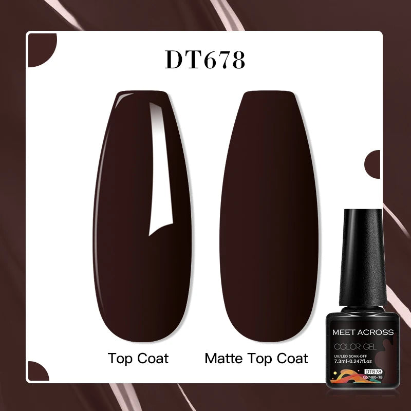 MEET ACROSS 7ml Porcelain White Cat Eye Gel Polish Holographic Glitter Magnetic Galactic Effect Gel Nail Polish Soak Off UV Gel