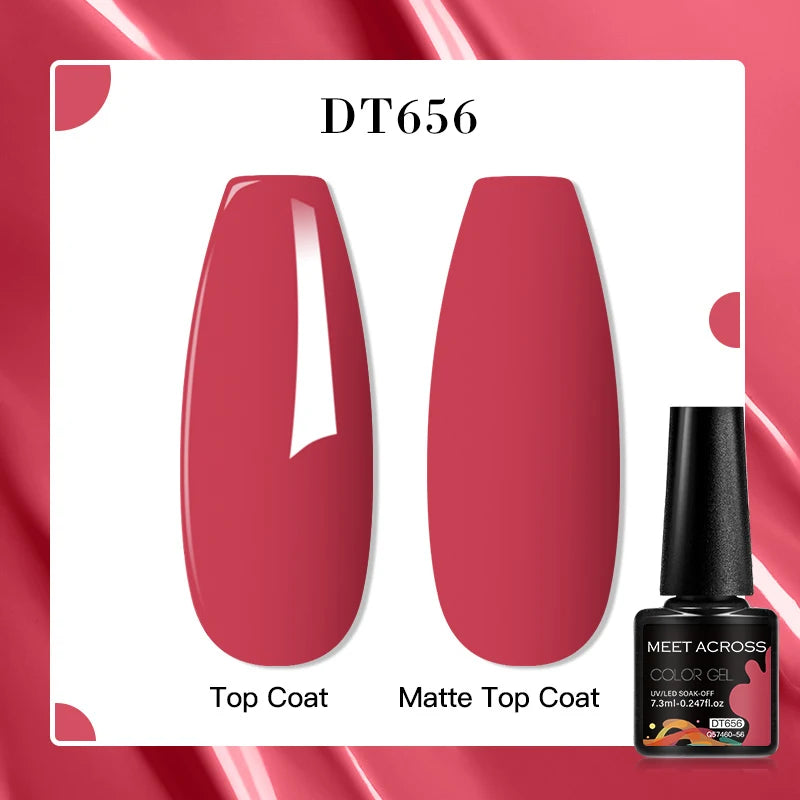 MEET ACROSS 7ml Porcelain White Cat Eye Gel Polish Holographic Glitter Magnetic Galactic Effect Gel Nail Polish Soak Off UV Gel