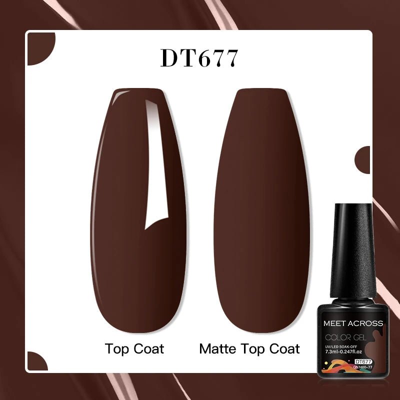 MEET ACROSS 7ml Porcelain White Cat Eye Gel Polish Holographic Glitter Magnetic Galactic Effect Gel Nail Polish Soak Off UV Gel