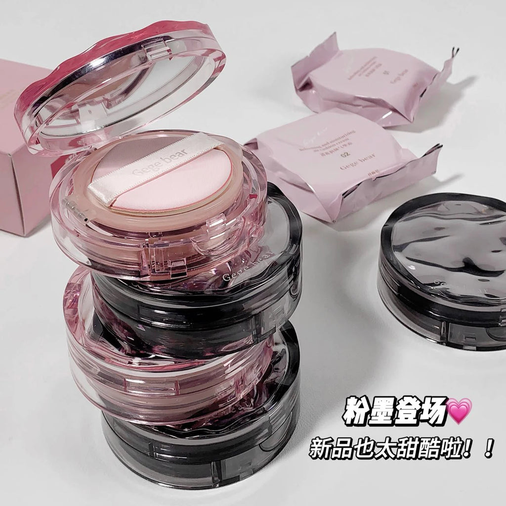 Gegebear Matte Cover Cushion, Oil Control Long-Lasting Makeup, Lightweight Concealer, Nude BB Cream Foundation, Student Lady Fre